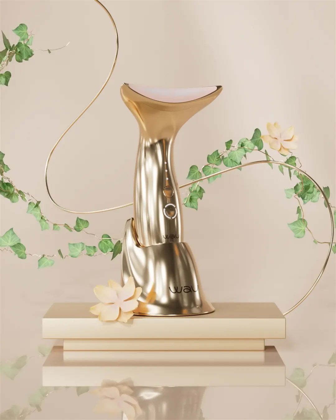 Wau MAMI NY – Mikroström & LED Massage för Ansikte och Hals