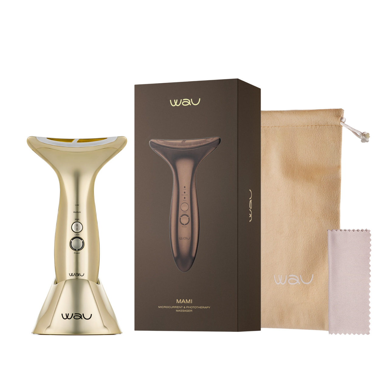 Wau MAMI NY – Mikroström & LED Massage för Ansikte och Hals