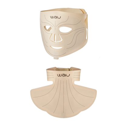 Wau LED-SET – Komplett Fototerapi för Ansikte, Hals & Dekolletage